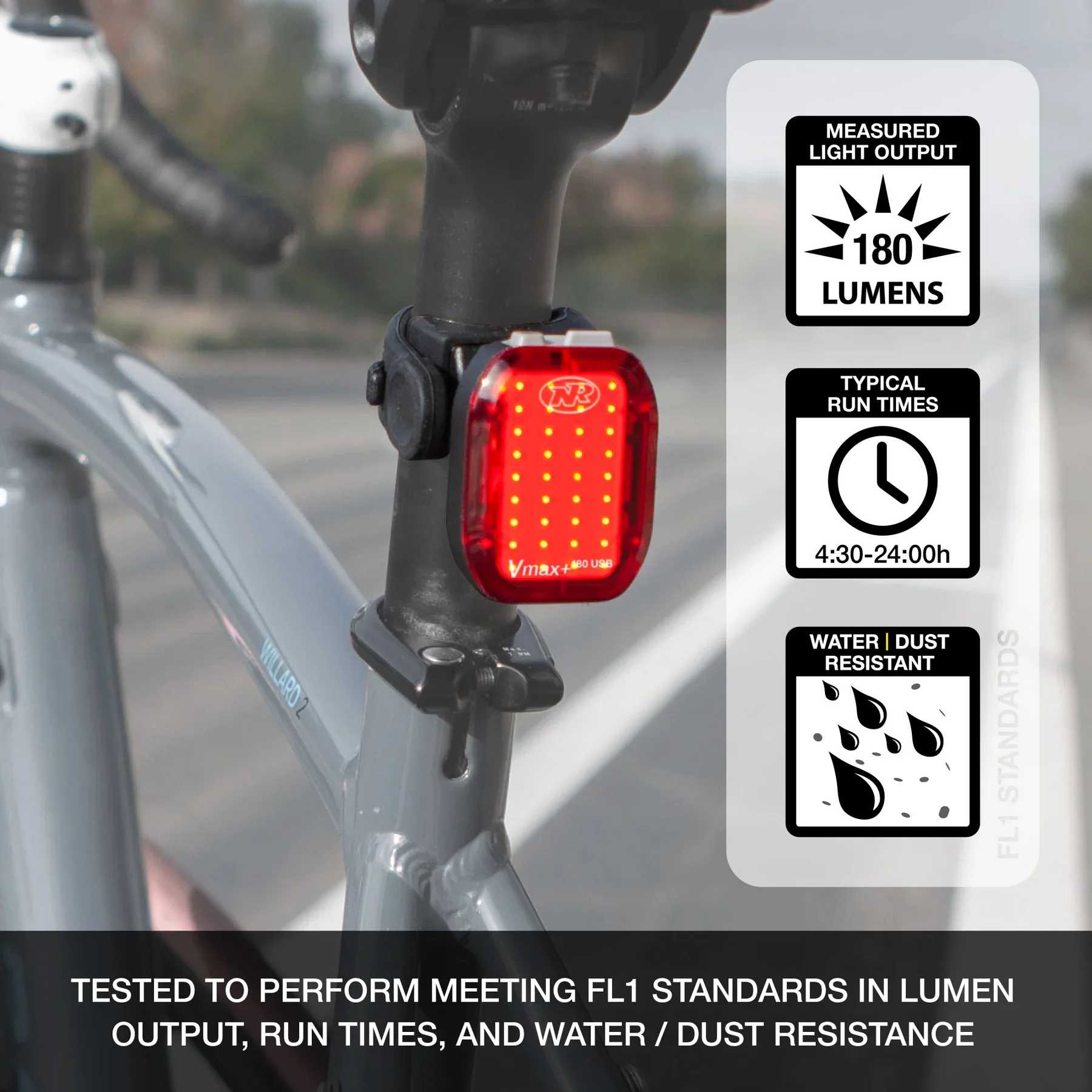 Vmax+ 180 Bike Taillight - Image 2