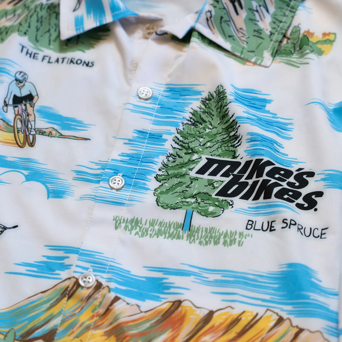 Mike's Bikes x Ostroy Colorado Resort Shirt - Image 2