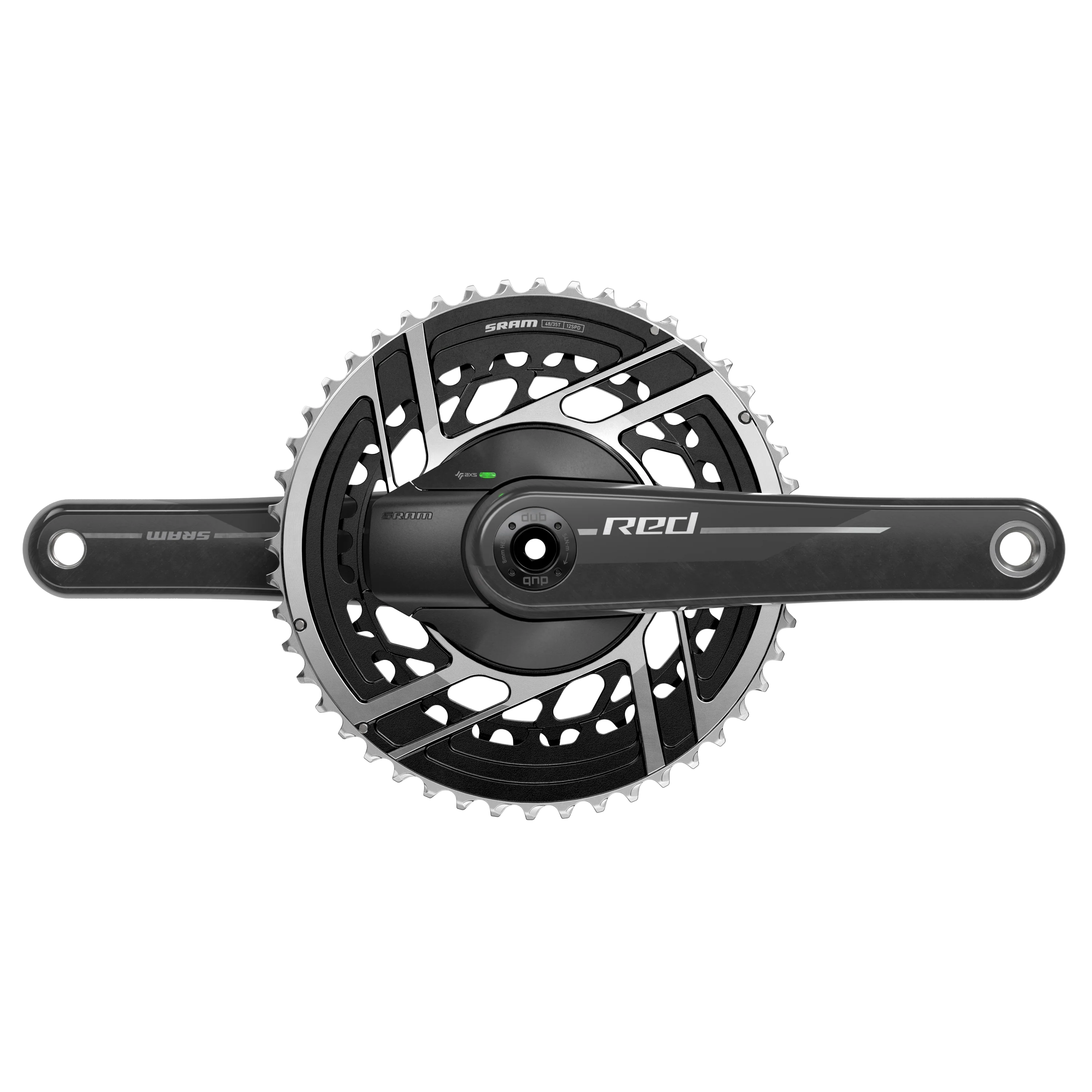 Red E1 2x Power Meter Crankset